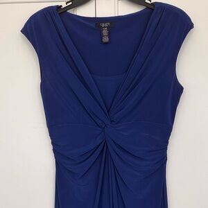 Chaps Bold Blue Sleeveless Dress